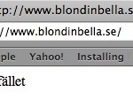 Blondinbella.se hackades Blondinbella.se hackades