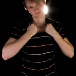 Jag och Viktor fotoade i högskolans fotostudio Jag och Viktor fotoade i högskolans fotostudio