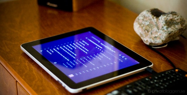 iPad som musikspelare