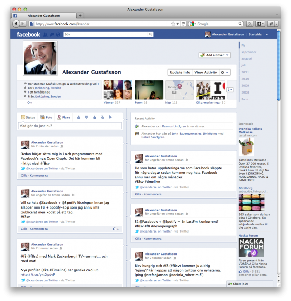 Facebook - Timeline