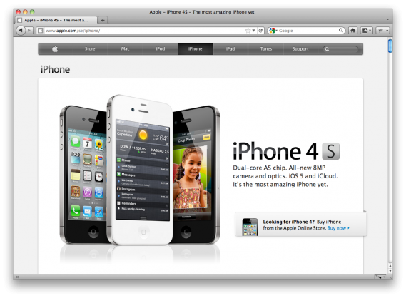 Nya iPhone 4S